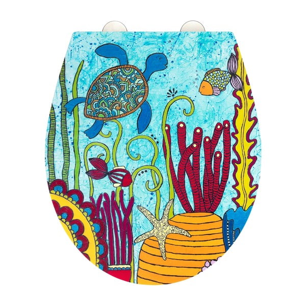 Deska sedesowa wolnoopadająca 37 x 44,5 cm Rollin'Art Under Water – Wenko