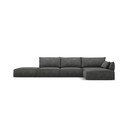 Szary narożnik (prawostronny) Vanda – Mazzini Sofas