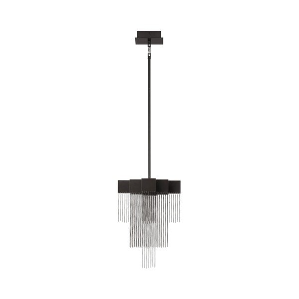 Stalowa lampa wisząca LED ze ściemniaczem w kolorze matowej czerni Revια – Nova Luce