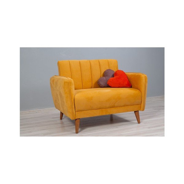 Żółty fotel rozkładany Sifi-image-1