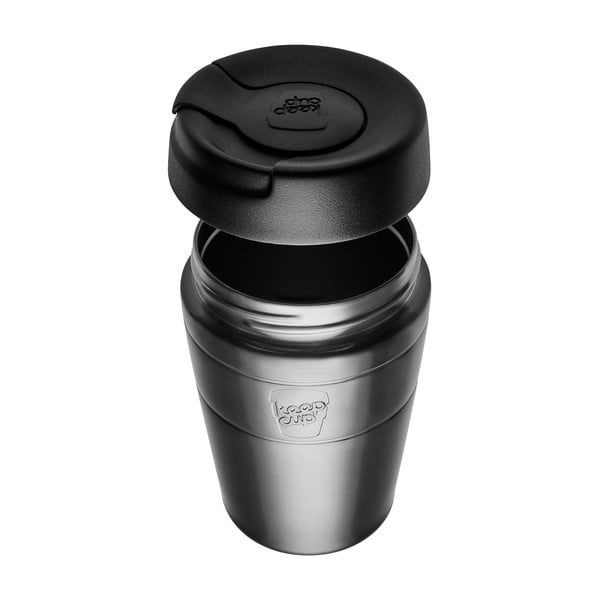 Czarny kubek termiczny 454 ml  Helix Thermal Black L – KeepCup-image-2
