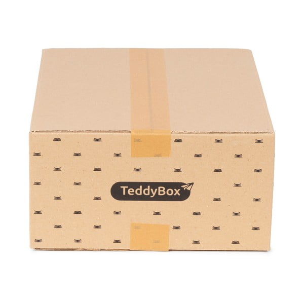 Zestaw 3 beżowych pudełek do przechowywania Compactor Teddy, 35 x 15 cm