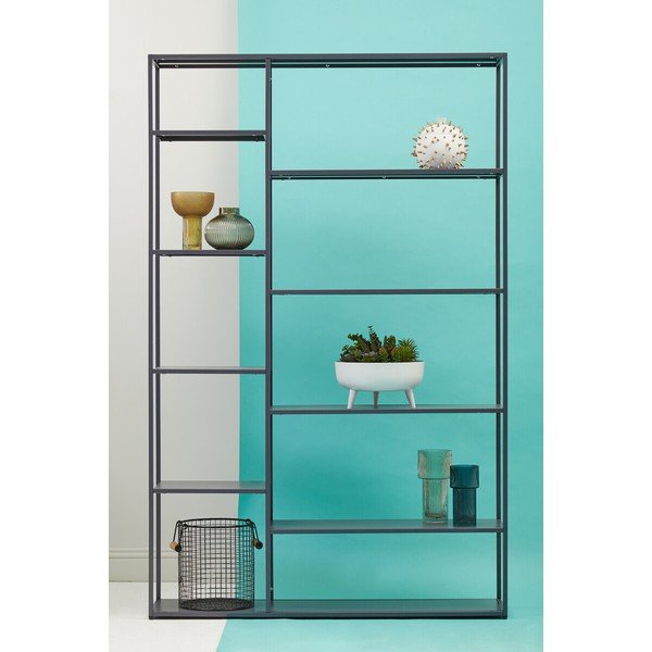 Szary stalowy regał 120x188x30 cm Acero – Premier Housewares-image-4
