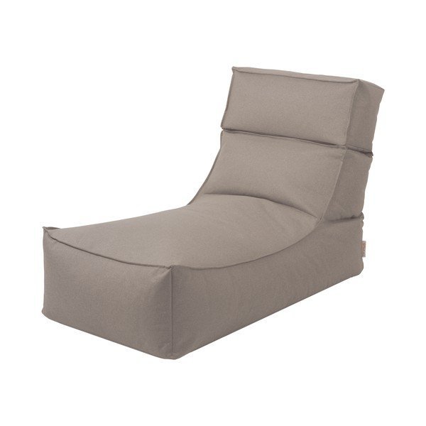 Beżowy tapicerowany leżak ogrodowy STAY – Blomus-image-1
