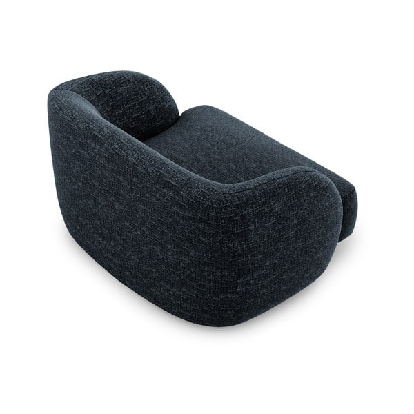 Ciemnoniebieski fotel Miley – Micadoni Home-image-4