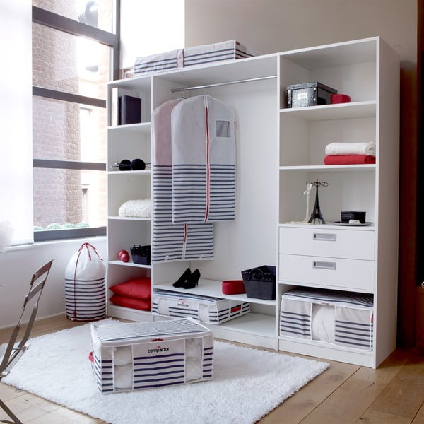 Pojemnik na ubrania Compactor Medium Mariniere 3D Vacuum Bag, 125 l-image-1