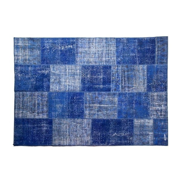 Dywan wełniany Allmode Blue, 200x140 cm