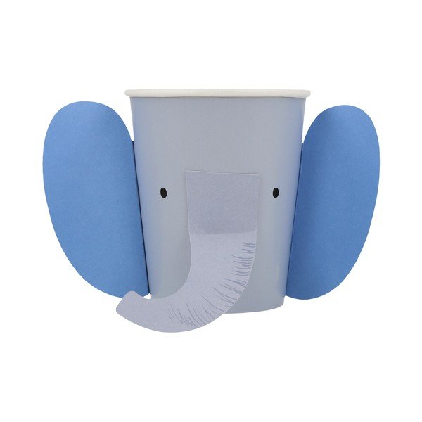 Papierowe jednorazowe kubki zestaw 8 szt. Animal Parade – Meri Meri-image-4