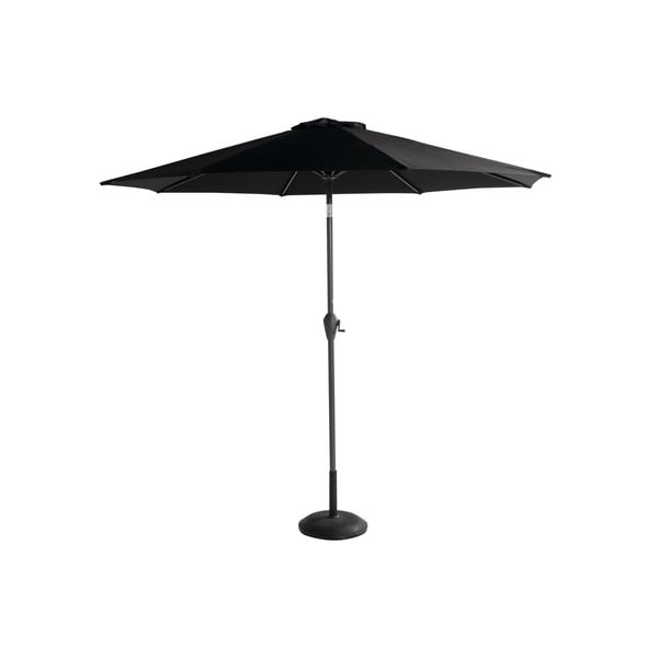Czarny parasol ogrodowy ø 270 cm Sunline – Hartman
