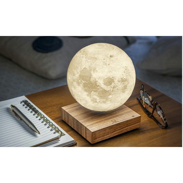 Brązowa dekoracja świetlna do kontaktu ø 12 cm Moon – Gingko-image-3