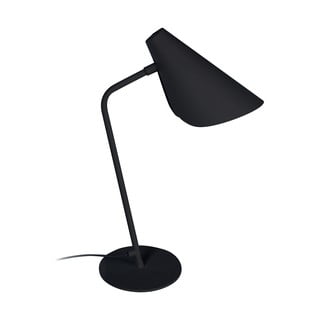 Czarna lampa stołowa SULION Lisboa, wys. 45 cm