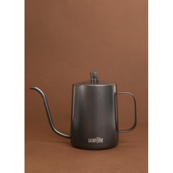 Szary dzbanek do kawy ze stali nierdzewnej 0,6 l La Cafetiere – Kitchen Craft-image-4