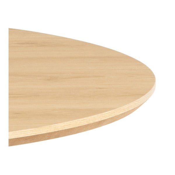 Okrągły stół z blatem w dekorze dębu ø 120 cm Cadiz – Actona-image-3