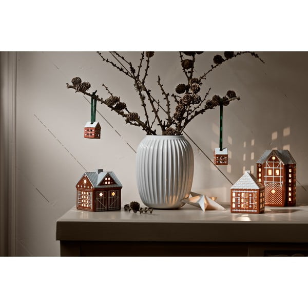 Ceramiczne ozdoby świąteczne zestaw 2 szt. 5 cm Gingerbread – Kähler Design-image-3