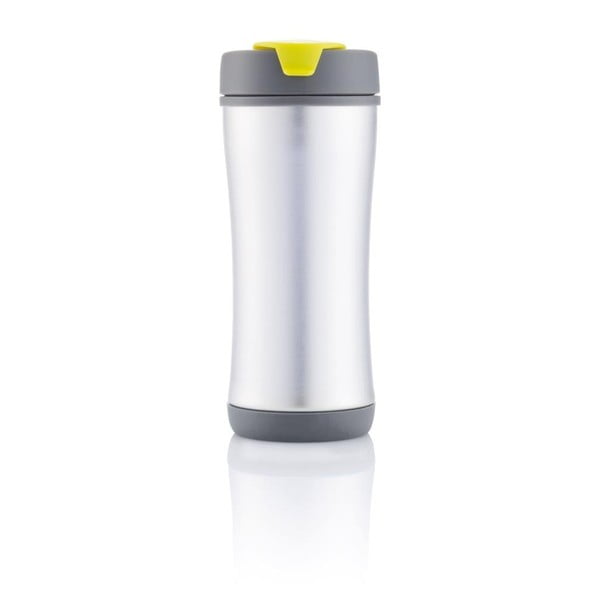 Kubek termiczny z zielonym wieczkiem XD Design Boom Eco, 200 ml-image-1