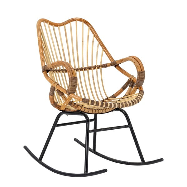 Fotel bujany w naturalnym kolorze Reine – Bloomingville