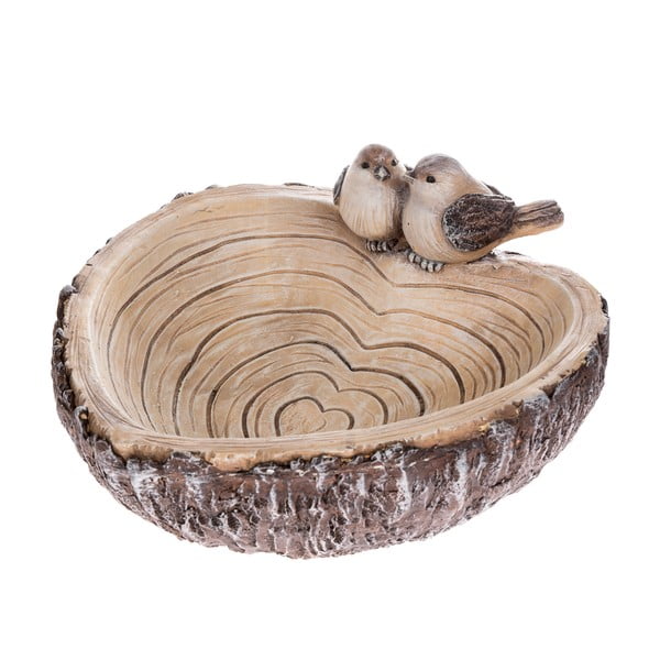 Ceramiczne poidełko dla ptaków w kształcie serca Dakls, wys. 39 cm