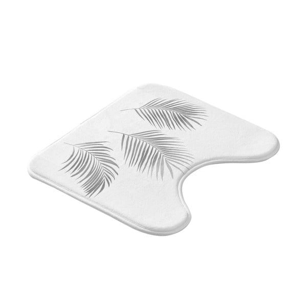 Dywanik łazienkowy do WC w biało-srebrnym kolorze 45x45 cm Orbella – douceur d'intérieur-image-3