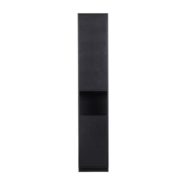 Czarna szafka modułowa z litego drewna sosnowego 40x210 cm Finca – WOOOD