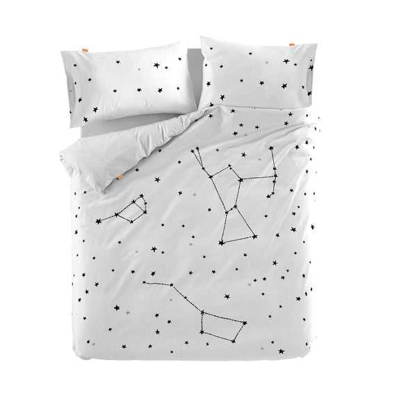 Bawełniana poszwa na kołdrę Blanc Constellation, 220x220 cm