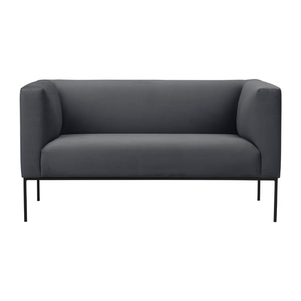 Ciemnoszara sofa Windsor & Co Sofas Neptune, 145 cm