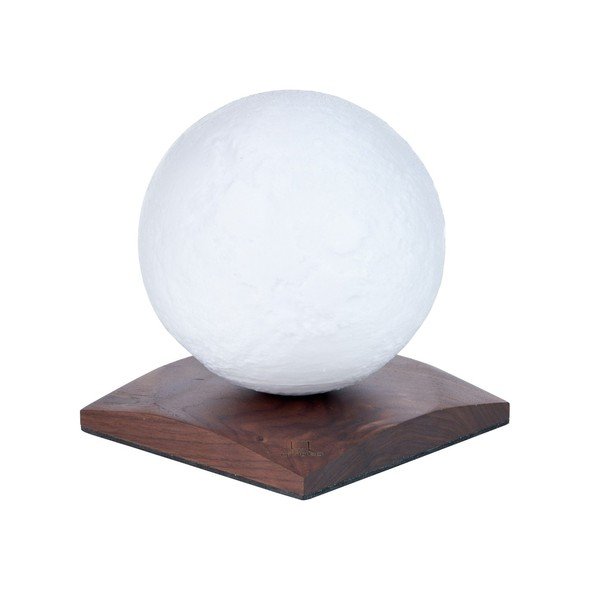 Ciemnobrązowa dekoracja świetlna na USB ø 12 cm Smart LunaSpin – Gingko