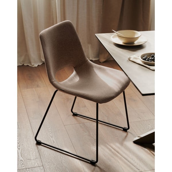 Jasnobrązowe krzesła zestaw 1 szt. Zahara – Kave Home-image-1