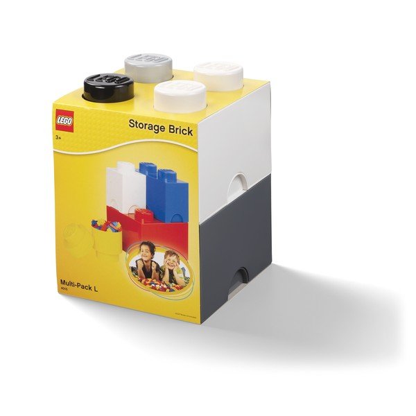 Zestaw 4 plastikowych pudełek LEGO®, 25x25x33 cm-image-1