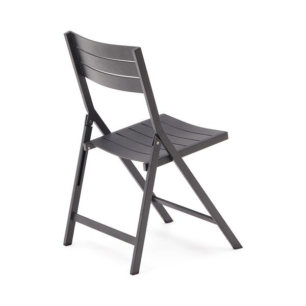 Czarne metalowe krzesło ogrodowe Torreta – Kave Home-image-3