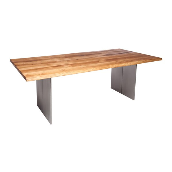 Stół z dębowego drewna Fornestas Fargo Delphinus, długość 180 cm