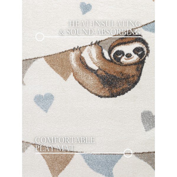 Kremowy dywan dziecięcy 120x170 cm Walk like an Elephant Rainbow Party – Villeroy&Boch-image-2