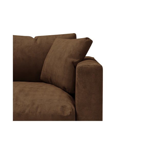 Brązowa sofa 220 cm Comfy – Scandic-image-3