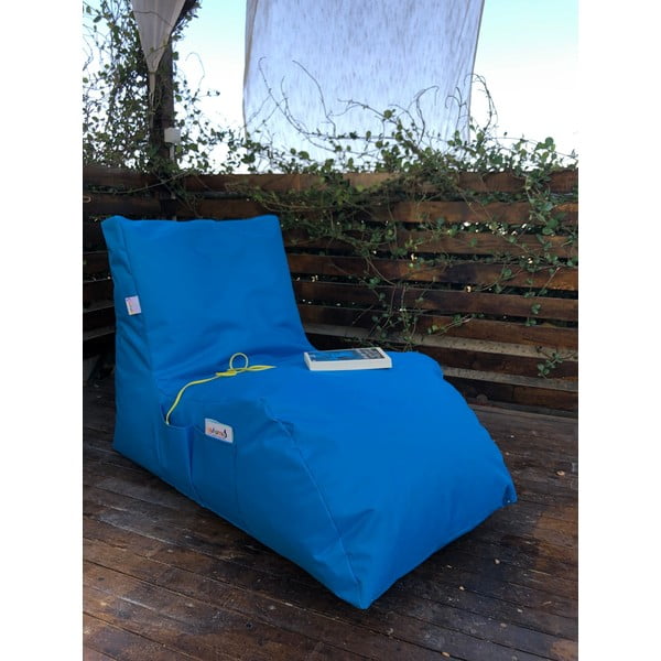 Turkusowy ogrodowy worek do siedzenia Daybed – Floriane Garden-image-1