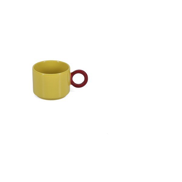 Musztardowy kamionkowy kubek 280 ml Lou – ONA-image-4