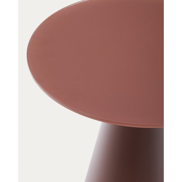 Okrągły stolik ze szklanym blatem ø 50 cm Wilshire – Kave Home-image-3