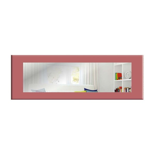 Lustro ścienne w różowej ramie Oyo Concept Eve, 120x40 cm