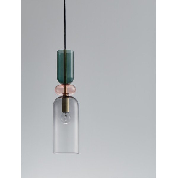 Szklana lampa wisząca w kolorze złota ø 11 cm Murano – Nova Luce-image-4