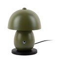 Ciemnozielona lampa stołowa LED z metalowym kloszem (wysokość 18 cm) Mono LED – Leitmotiv