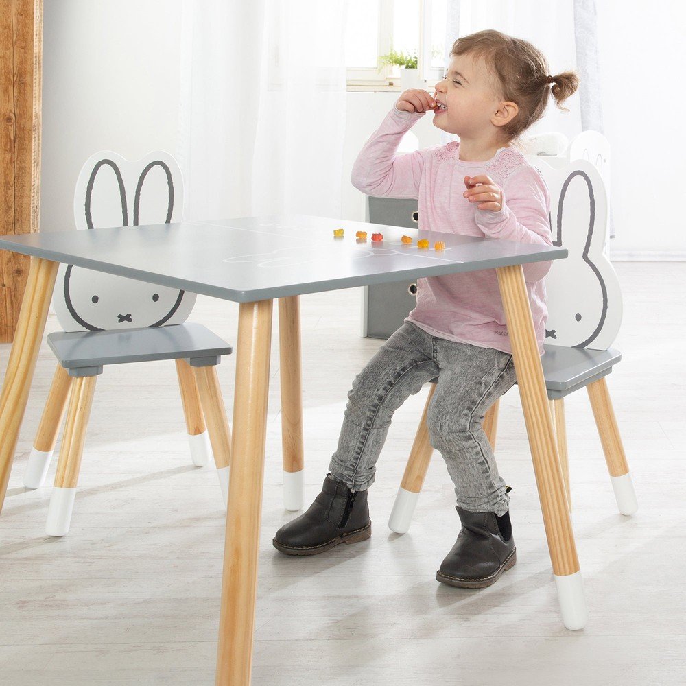 Zestaw mebli dla dzieci 3 szt. Miffy – Roba (zdjęcie 9)