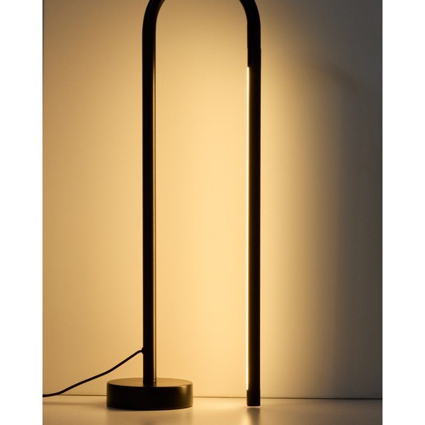 Czarna lampa stojąca LED (wysokość 60 cm) Bow – Kave Home-image-2
