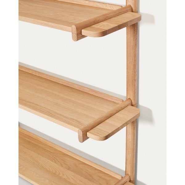 Modułowy system półek z litego drewna dębowego 110x202 cm Sitra – Kave Home-image-3