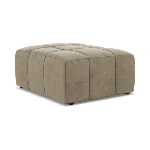 Brązowy aksamitny podnóżek Aloha – Makamii-image-3