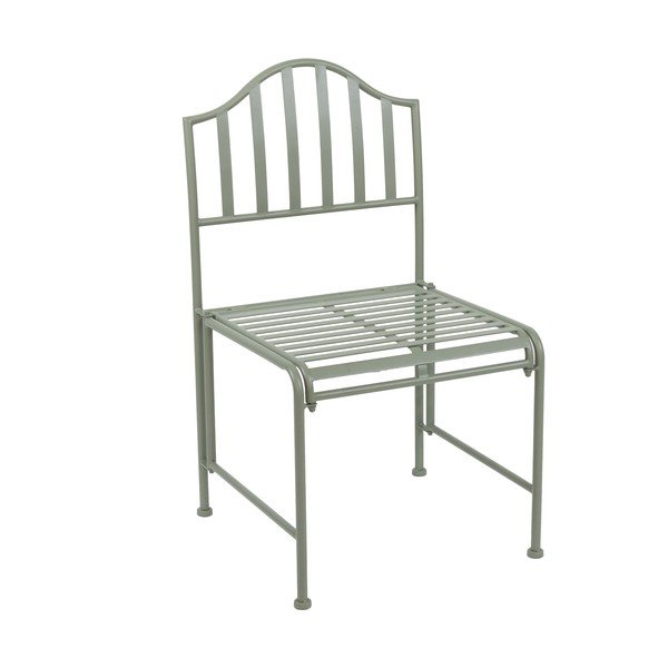 Zielone metalowe krzesło ogrodowe – Esschert Design-image-2