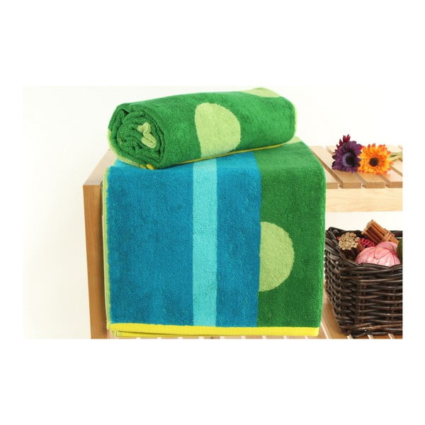 Zestaw 2 ręczników Punkle Grass, 70x140 cm