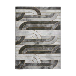 Szaro-złoty dywan 170x120 cm Craft – Think Rugs
