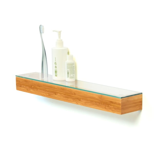 Bambusowa półka łazienkowa Wireworks Bamboo, dł. 55 cm-image-1