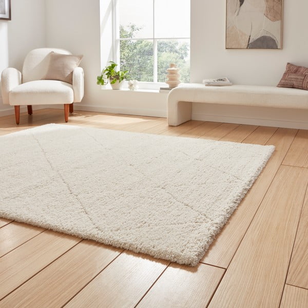 Kremowy dywan 160x230 cm Ideal Shaggy – Think Rugs-image-2