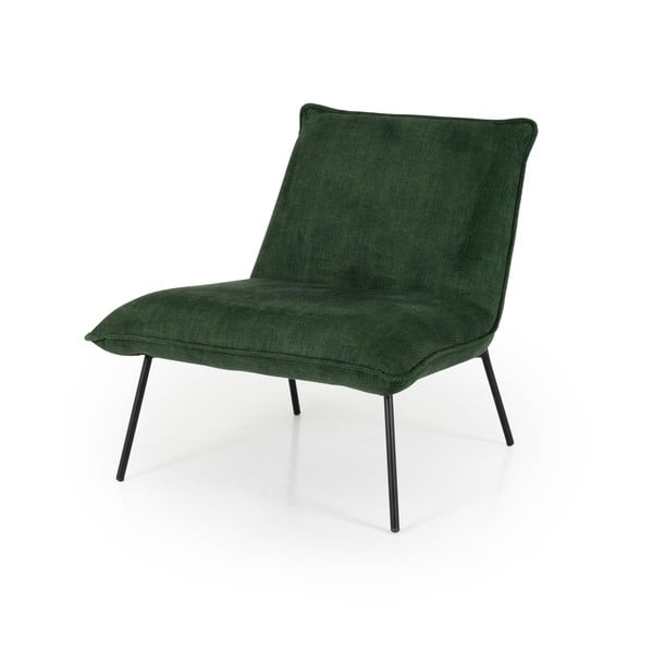 Zielony sztruksowy fotel Tenzo Joey