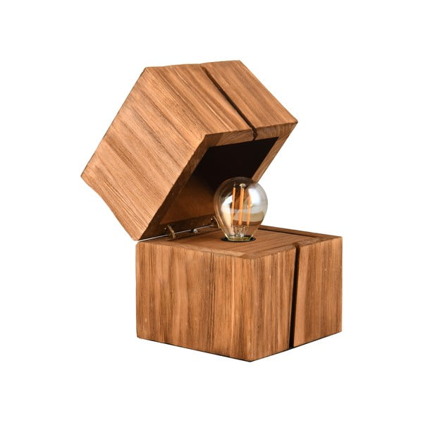 Brązowa lampa stołowa (wys. 16 cm) Treasure – Trio