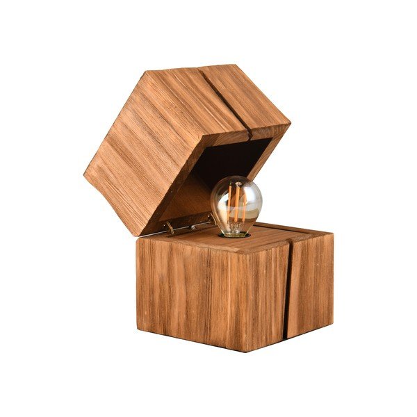 Brązowa lampa stołowa (wys. 16 cm) Treasure – Trio